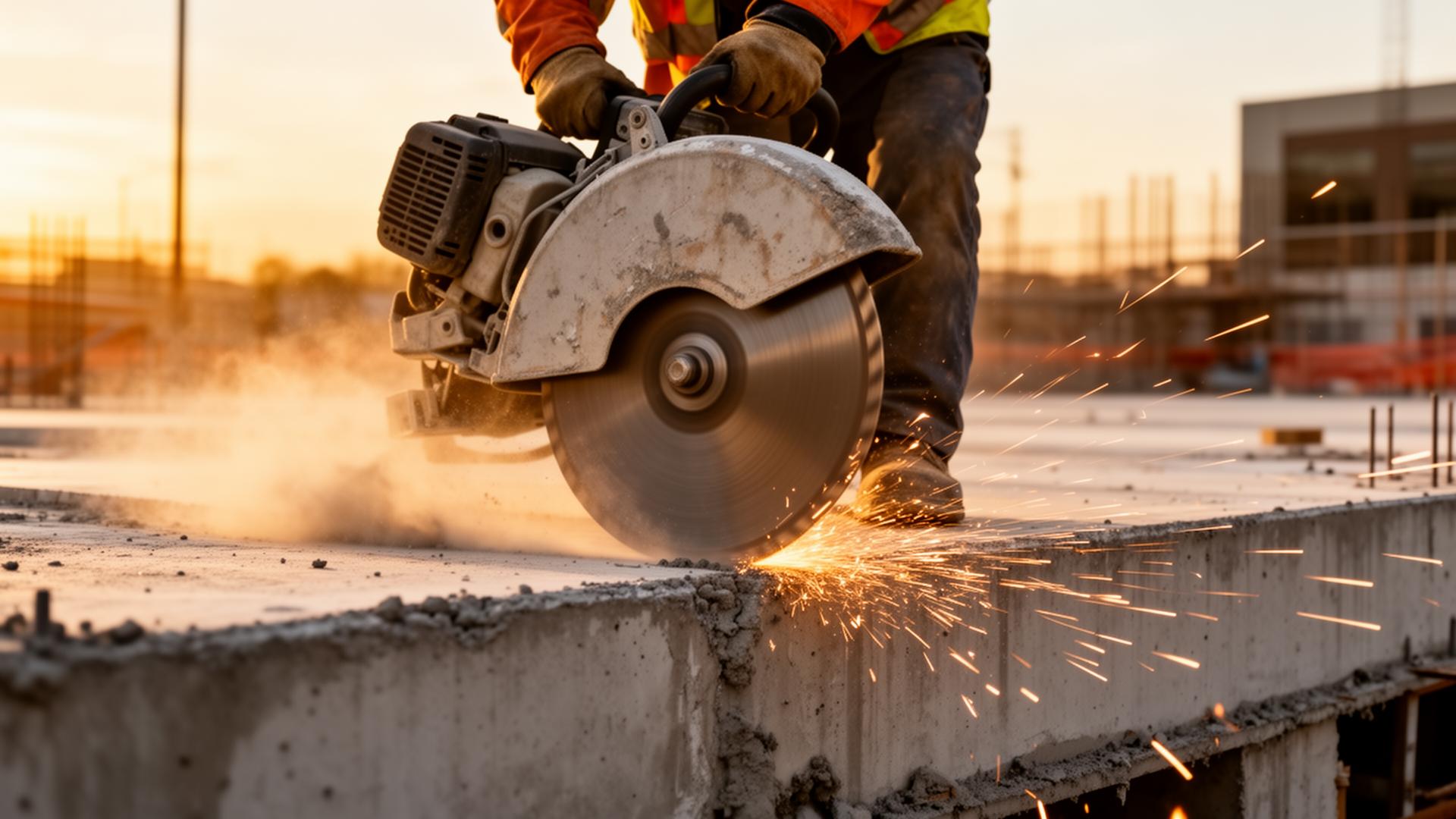 Diamond wire sawing for concrete removal in Dallas Texas